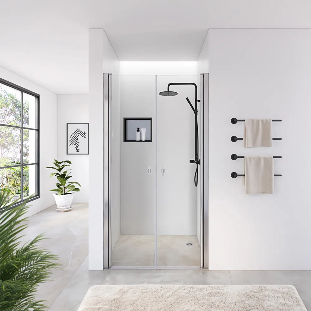 "Pendeltür LAVEA - 120 x 195 cm Klarglas