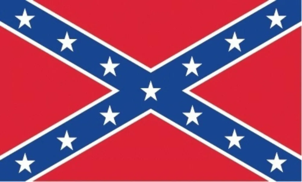 XXL Flagge Südstaaten 250 x 150 cm Fahne mit 3 Ösen 100g/m² Stoffgewicht