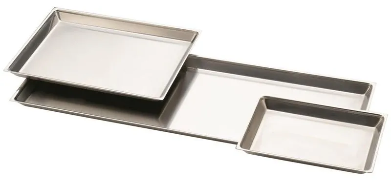 4827950227-1 Vassoio esposizione 14x21 cm inox Piazza horeca Tirolix